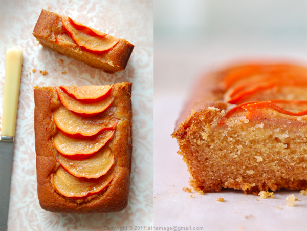 Sinemage Gluten and Dairy Free Express Cake with Persimmon