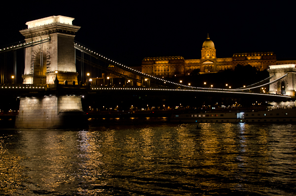 © 2012 Viviane Perenyi - Lanchid & the Castle by Night Budapest Hungary