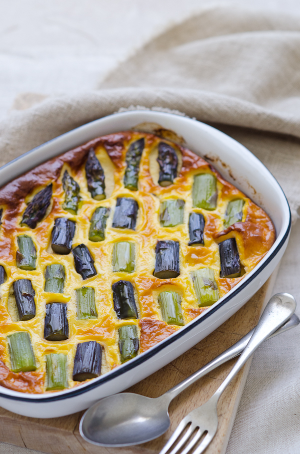 Asparagus Clafoutis | At Down Under | Viviane Perenyi