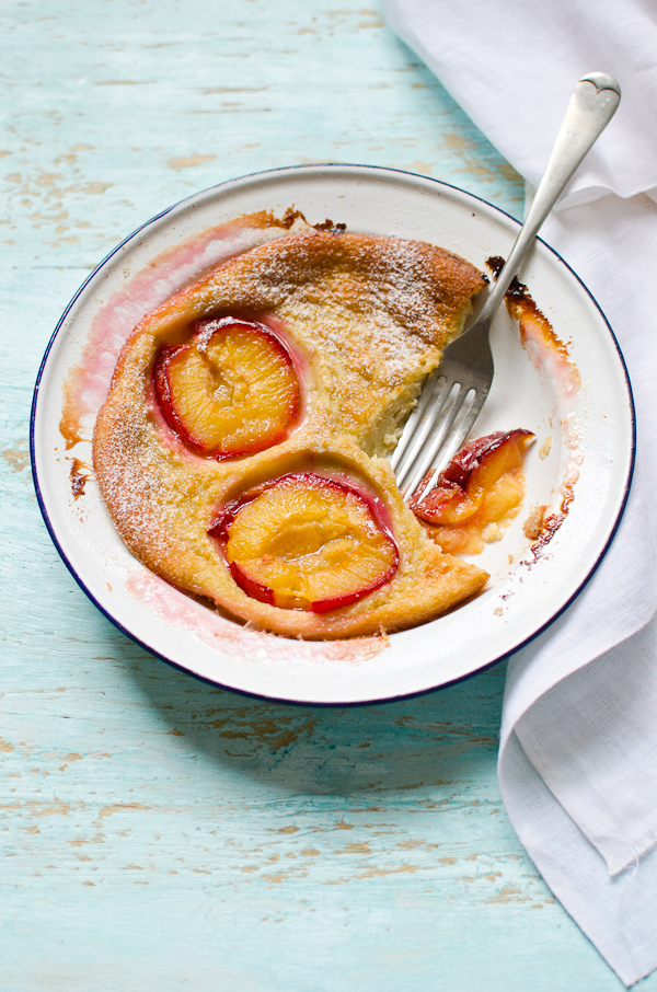Coconut and Plum Clafoutis | At Down Under | Viviane Perenyi