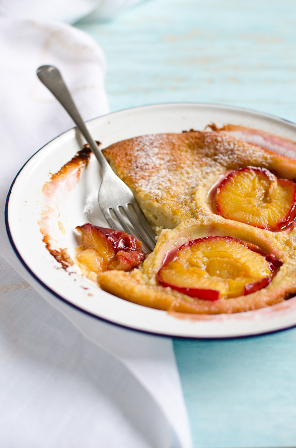 Coconut and Plum Clafoutis | At Down Under | Viviane Perenyi