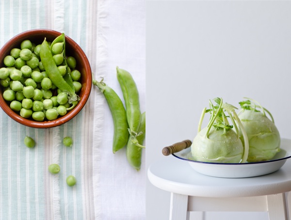 Peas and Kohlrabi | At Down Under | Viviane Perenyi