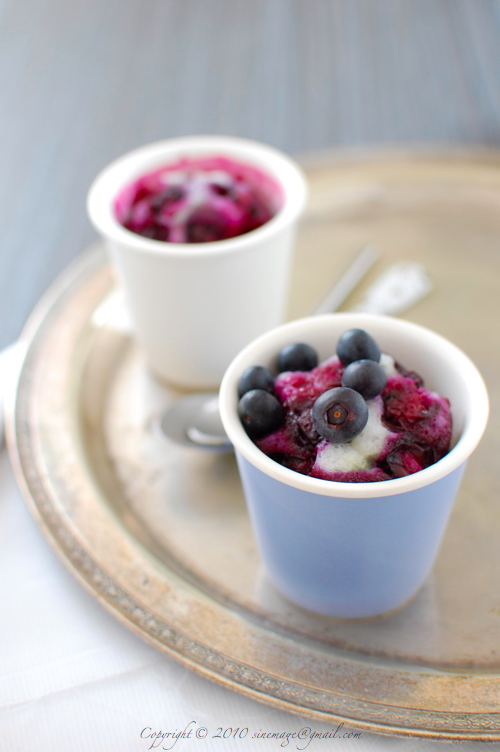 Sinemage Blueberry Steam Cake