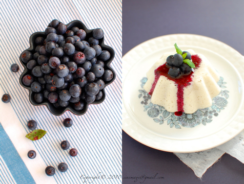 Sinemage Coconut and Blueberry Steam Cake