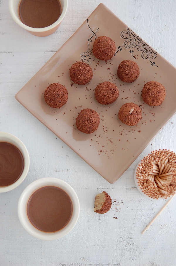 Sinemage Chestnut truffles & Hot Chocolate