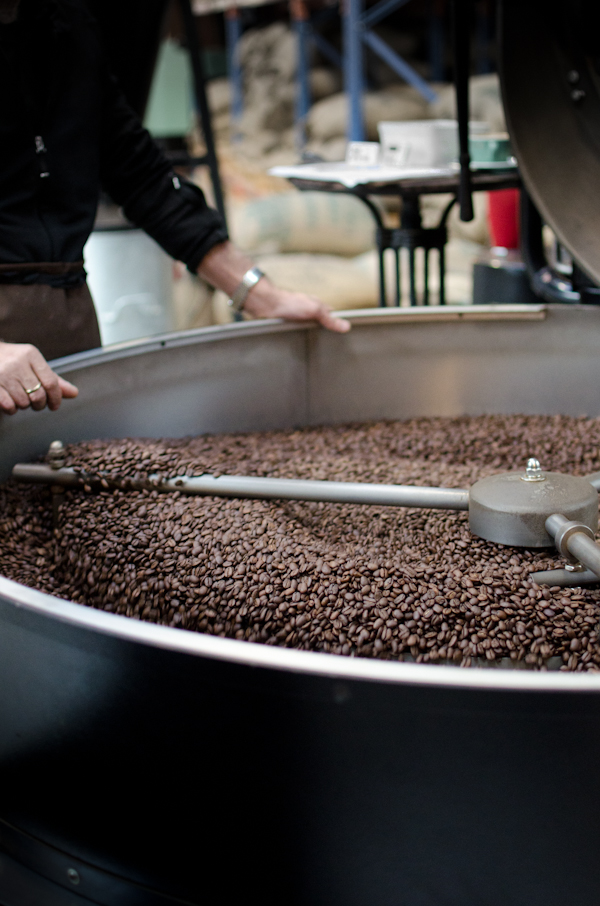  © 2011 Viviane Perenyi Freshly Roasted Coffee Beans Cooling