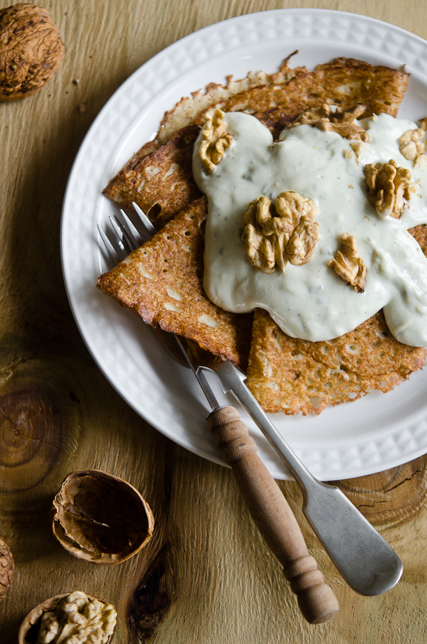 © 2012 Viviane Perenyi Gorgonzola and Walnut Buckwheat Crepe 