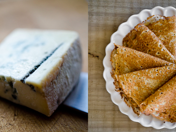 © 2012 Viviane Perenyi Crepes and Gorgonzola cheese
