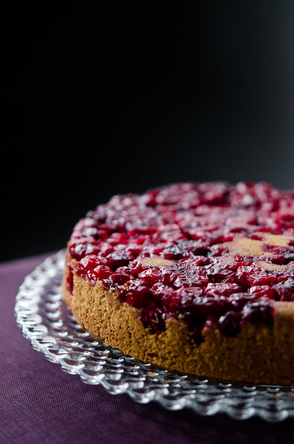 Cranberry Upside Down Cake | At Down Under | Viviane Perenyi