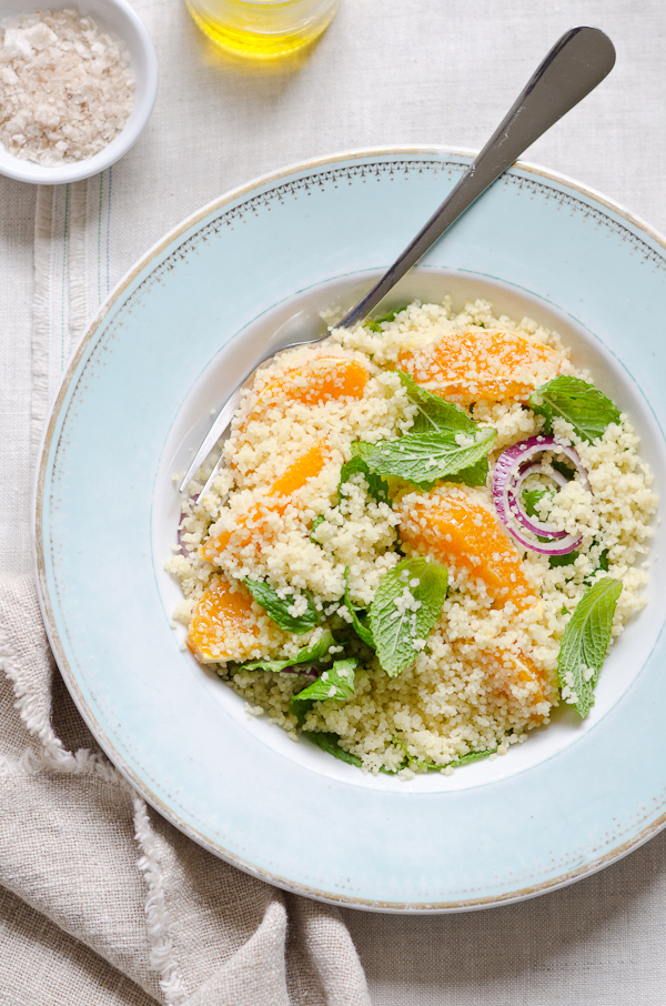  Orange and Mint Couscous Salad | At Down Under | Viviane Perenyi 