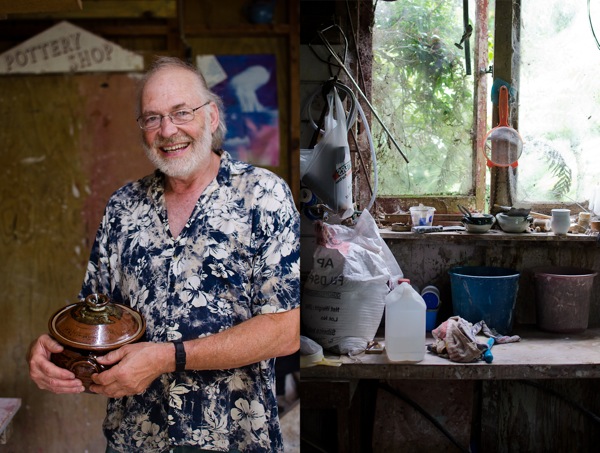 Pottery Studio A.Rhodes Coromandel New Zealand | At Down Under | Viviane Perenyi 