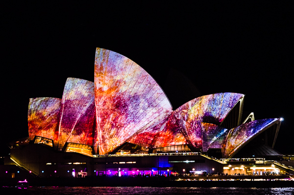 Opera House Sydney Vivid Festival | At Down Under | Viviane Perenyi